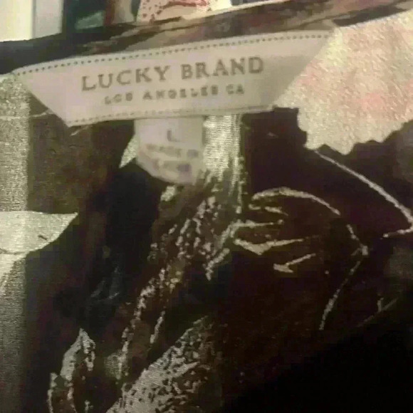 Lucky Brand Womens Ruffled Tunic Blouse - Picture 3 of 3